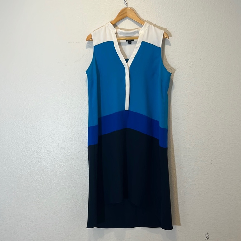 Ann Taylor Colorblock Dress Size L